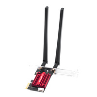 Tarjeta WLAN AX900 PCI-E Openwrt OEM ODM Wifi6 Pcie Ax900 Adaptador Inalámbrico para Antena Dual Ble5.4 Redes de Alto Rendimiento