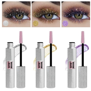 Votre logo Mascara liquide longue tenue Extension 3D cils épais volumateur paillettes crayon Mascara en fibre - Product Image 2