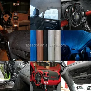 Super Soft Car Interior Decorative Film Suede Fabric Car Vinyl Folie