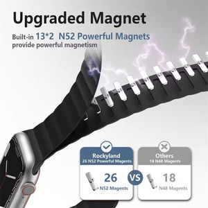 Correa de Repuesto Ajustable para Reloj Inteligente Aibangjia, Magnética, de Silicona, Impermeable, Deportiva y Duradera para <span class=keywords><strong>Apple</strong></span> <span class=keywords><strong>Watch</strong></span> - Product Image 2