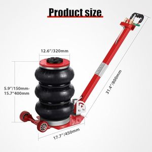 5 Ton Car Repair Tool Car Lifting <strong>Jack</strong> Foldable <strong>Portable</strong> Triple Air Balloon Car <strong>Jack</strong> - Product Image 2