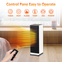 JJPRO Greenfly 2023 Offre Spéciale réglable facile portable lumière LED effet de flamme table moderne sur pied cheminée électrique