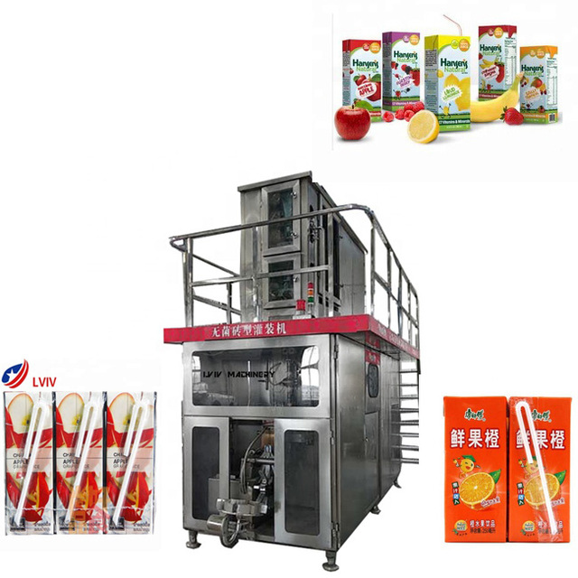 Automatic Aseptic Carton Shaped Filling-Forming-Sealing Packing Machine
