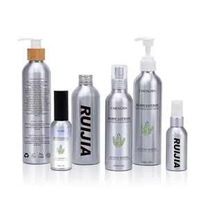 Wholesale 30ml 50ml 60ml 100ml 120ml 275ml 310ml cosmetic perfume lotion skincare shampoo conditioner pump spray aluminum bottle