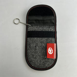 RFID en Fiber de carbone bloquant le Signal de porte-clés Faraday protecteur de Cage <span class=keywords><strong>Nano</strong></span> voiture porte-clés sac pochette - Product Image 2