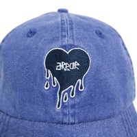 Venta al por mayor personalizado bordado Europeo Americano de alta calidad al aire libre de marca Casual Vintage lavado desgastado clásico papá gorra