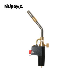 Torche de soudage NURGAZ compacte au propane/gaz Mapp, allumage manuel, interrupteur unique, plaqué cuivre, sans refroidissement - Product Image 1