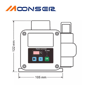 Thinline EHE1020 Water <b>Jacket</b> Heater 240V AC Diesel Generator <b>Cooling</b> Preheat Pump Unit Stainless Steel - Product Image 4