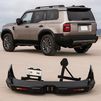 Pare-chocs arrière en acier 4x4 tout-terrain pour Toyota Land Cruiser LC250, barre de protection arrière avec support de réservoir de carburant, accessoires