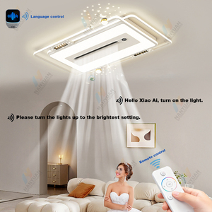 <span class=keywords><strong>Ventilateur</strong></span> de plafond moderne sans pales avec lumière pour salon, ions négatifs, spectre complet, commande intelligente - Product Image 4