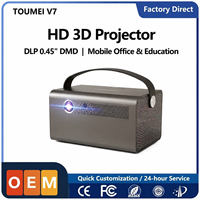 Projecteur intelligent portable avec moteur optique entièrement scellé, conception ergonomique, idéal pour le bureau mobile et l'éducation, compatible 4K, projecteur Android – Fournisseur
