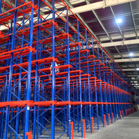 Système de rayonnage encastré pour entrepôt, en acier résistant à la corrosion, pour stockage de palettes, conception personnalisée pour usine en Asie du Sud-Est
