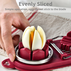 Bền Thân Thiện Với Môi Nhựa Trứng Slicer Cutter Đa-Mục Đích Công Cụ Nhà Bếp Cho Trứng Luộc Cứng Cấp Thực Phẩm An Toàn Dễ Dàng Lưu Trữ Cho - Product Image 4