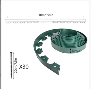 Cao su <span class=keywords><strong>Flex</strong></span> đường cong cỏ viền uốn cong vườn biên giới Dải cảnh quan viền nhiệm vụ nặng nề ngoài trời - Product Image 5