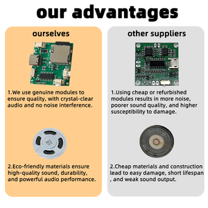 Customizable Factory Custom USB MP3 Player Module Chip <strong>Recordable</strong> Sound Modules MP3 Download Sound Chip 128MB - Product Image 3