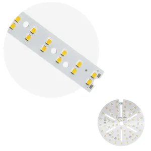 Anpassen der Licht leiste Lineare runde Aluminium-Sub straet Doppel-LED-Licht platine 36V 12W 24W 60W SMD-LED-Modul