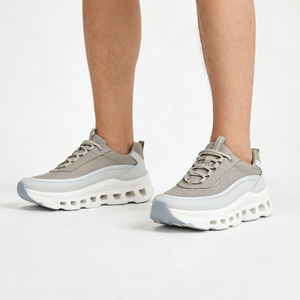 Sneakers <span class=keywords><strong>con</strong></span> Piattaforma Chunky Leggera e Logo Personalizzato per Fitness e Camminata, <span class=keywords><strong>Scarpe</strong></span> Sportive Primaverili dal Design Confortevole - Product Image 3