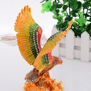 Caja de baratija de águila de yiwu, joyería de cristal de buena calidad para manualidades, Faberge - Product Image 5