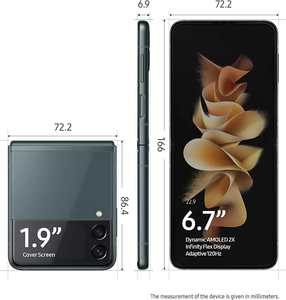 Smartphone Original Z <span class=keywords><strong>Flip</strong></span> 4 <span class=keywords><strong>5G</strong></span> LTE avec écran de 6,7 pouces, batterie de 3000-3499 mAh, charge sans fil et reconnaissance faciale - Product Image 1