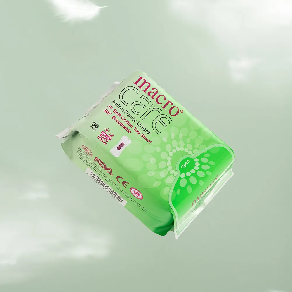 Marque privée Contrôle des odeurs Confort sec Utilisation quotidienne Protège-slip fonctionnel infusé aux herbes pour femmes