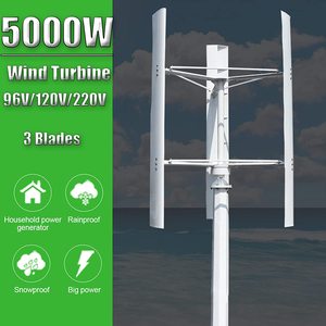 เครื่องกำเนิดไฟฟ้าพลังงานลมแบบแกนตั้ง Ce Roof Mount Residential 2000w 48v 96v สำหรับใช้ในบ้าน ประสิทธิภาพสูง - Product Image 5