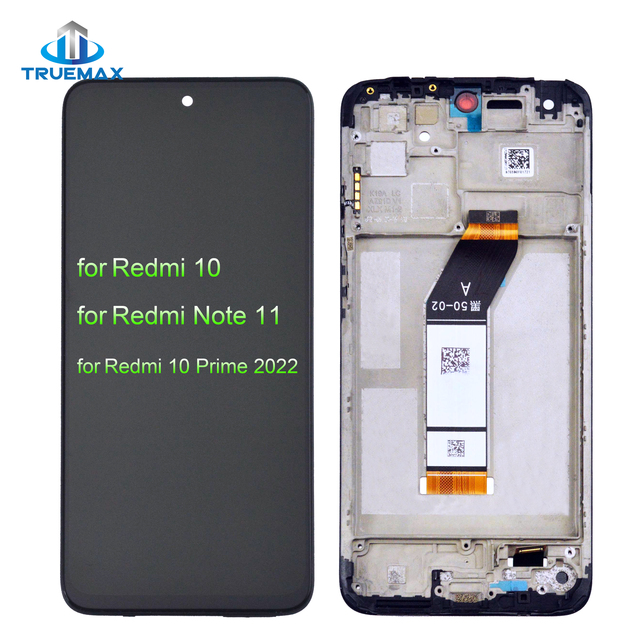 for Redmi 10 10 Prime 2022 Note 11 Pantalla LCD Screen Display With Frame