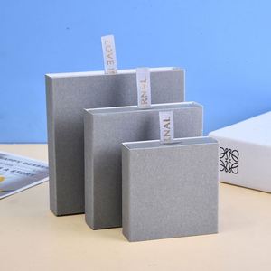 Boîtes d'emballage de luxe personnalisées avec logo pour bijoux, colliers, cadeaux, tiroirs coulissants en papier - Product Image 4