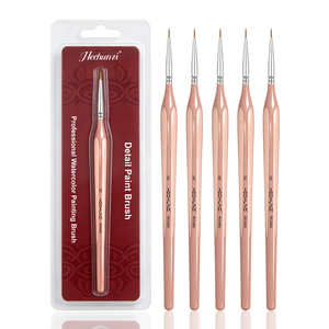 Juego de Pinceles Profesionales de Madera <span class=keywords><strong>para</strong></span> Pintura en Miniatura, Pinceles de Detalle <span class=keywords><strong>para</strong></span> Acuarela, Óleo, Acrílico, Manualidades y Modelos - Product Image 1