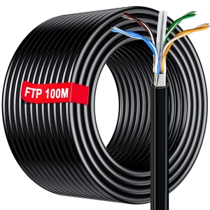 Высокоскоростной кабель Ethernet Cat6, 305 м, 23AWG, витая пара, <span class=keywords><strong>UTP</strong></span> STP FTP, медный ПВХ + PE, наружный Lan-кабель для Cat5e Cat6 Cat6A - Product Image 2