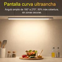 Lampe LED sans fil magnétique rechargeable à détecteur de mouvement pour armoire, cuisine, chambre, placard, escalier, en aluminium, design moderne