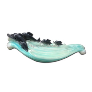 Assiette longue spéciale pour la cuisine japonaise, assiette créative rectangulaire pour sashimi, plat froid, disque en céramique, <span class=keywords><strong>restaurant</strong></span> <span class=keywords><strong>vintage</strong></span> - Product Image 6