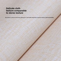Papier peint auto-adhésif épaissi à texture de soie, imperméable, résistant à l'humidité, aspect naturel, décoration intérieure