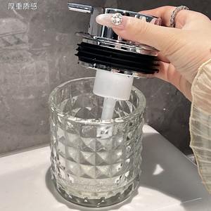 Paquet de tasse en <span class=keywords><strong>verre</strong></span> vide de luxe de 200ml tasse en mousse de <span class=keywords><strong>verre</strong></span> bouteille de mousse de savon à main en <span class=keywords><strong>verre</strong></span> - Product Image 3