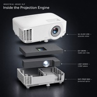 Projecteur de salle de réunion professionnelle BenQ MW560C 3800 Lumens WXGA 1280x800 DLP avec contraste 20000:1