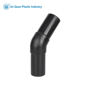 <span class=keywords><strong>Coude</strong></span> en PEHD injecté haute <span class=keywords><strong>pression</strong></span> 45° 1 1/2"-18" Norme américaine conforme ASTM Résistant aux UV Courbure de tuyau DR7.3/DR9/DR11/DR17 - Product Image 3