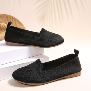 YT pigri People <span class=keywords><strong>scarpe</strong></span> di grandi dimensioni 2025 estate nuovo arrivo mosca maglia traspirante Slip-on berretto da <span class=keywords><strong>donna</strong></span> in Mesh Casual <span class=keywords><strong>44</strong></span> - Product Image 5