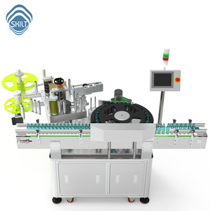 Tam Otomatik Yüksek Hızlı Yuvarlak Şişe ve Şişe Kapları için Motor Kontrollü Döner Yollu Etiketleme Makinesi - Product Image 1