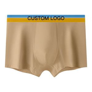 Usine moins cher 95 coton 5spandex haute élasticité doux personnalisé hommes culottes de qualité supérieure pleine grandeur impression plaine boxeurs pour hommes - Product Image 2