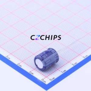 Condensador Electrolítico de Aluminio de Orificio Pasante ECA1VM331, D10xL12.5mm 330uF 20% 35V 440mA-120Hz - Product Image 1