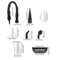 Limpiador a Vapor Natural Portátil para Múltiples Superficies, 12 Accesorios, Vaporizador Multiusos para el Hogar y Pisos