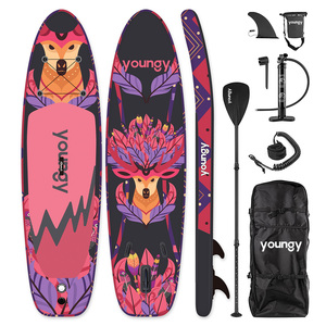 Planche de paddle gonflable personnalisable 275 cm avec aileron de requin, vente chaude OEM, planche de surf LK-275-15, vente en gros LK-275- - Product Image 1