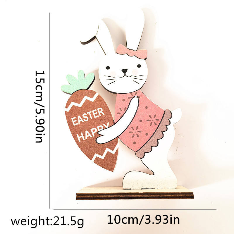 pink   Rabbit and rabbit figurines