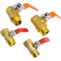 Adaptador de conexión de lengüeta de manguera de latón, rosca macho de 1/4 "a tubo de 6mm, 8mm y 10mm, para línea de agua neumática y conexión de válvula de bola