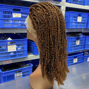 Perruques bouclées Pixie SDD densité 250 % en gros, perruques frontales en dentelle HD 13x4 en cheveux humains, perruque bouclée profonde sans colle pour femmes noires - Product Image 1