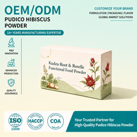 Poudre de Kudzu et de Roselle OEM ODM Marque Privée Vente en Gros Extrait de Baies de Goji et de Maïs Roselle Hibiscus pour le Quotidien des Femmes