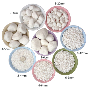 Piedras de Río Blancas Pulimentadas Naturales <span class=keywords><strong>para</strong></span> Jardinería, Paisajismo, Pavimentación de Caminos, Decoración de Acuarios, Blanco Puro - Product Image 6
