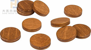 12 pièces aimant de réfrigérateur en bois blanc rond aimants de réfrigérateur décoratifs en bois pour tableau blanc réfrigérateur cuisine bureau école <span class=keywords><strong>casier</strong></span> - Product Image 6