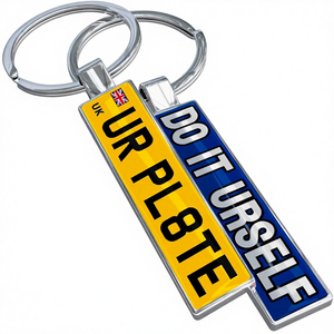 2026 Hot Deal Free Design <strong>Personalised</strong> Custom Engraved <strong>Car</strong> License Plate <strong>Keyring</strong> &amp; Keychain Gift for Men &amp; Women - Product Image 2