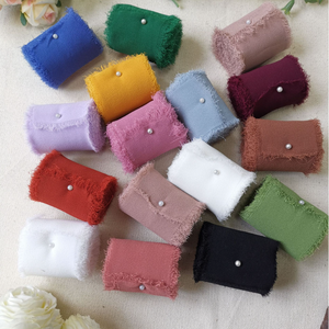 Segno di matrimonio riservato-cartello appeso con nastro di seta-bordo adornato carta fatta a mano - Product Image 6