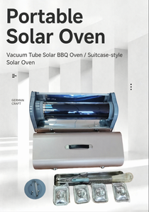 <span class=keywords><strong>Four</strong></span> <span class=keywords><strong>solaire</strong></span> portable en forme de valise - Cuisinière de camping extérieure sans fumée avec collecteur à tube sous vide et chaleur haute efficacité - Product Image 5